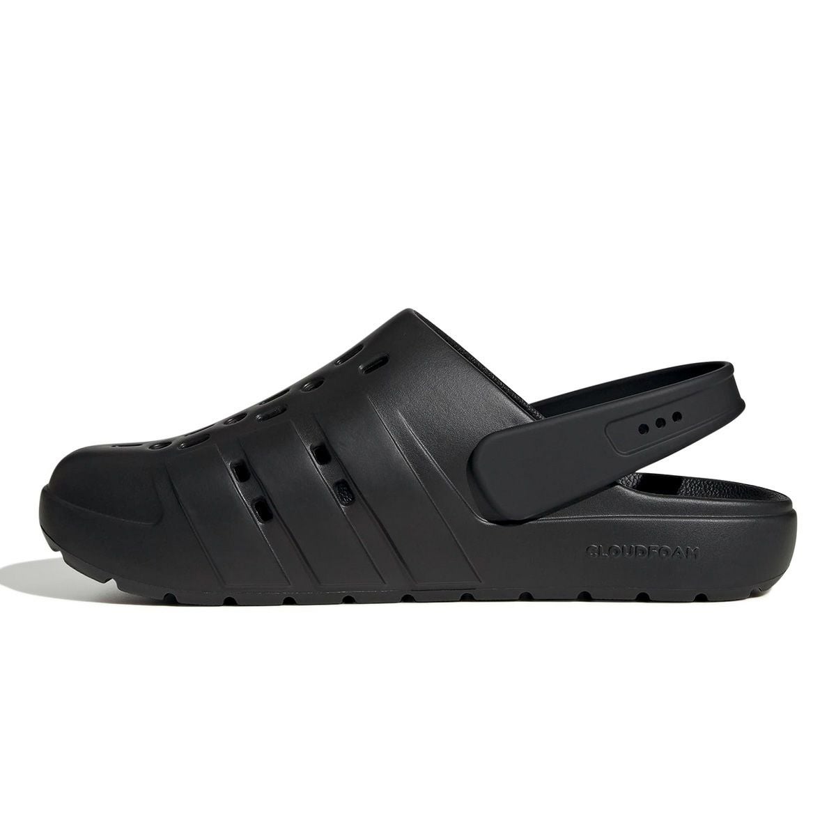 アディダス adidas　ユニセックス マルチスポーツ サンダル アディレッタ クロッグ 2.0 / Adilette Clog 2.0 コアブラック/コアブラック/コアブラック JS1131  詳細4