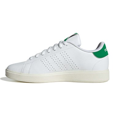 アディダス adidas　ユニセックス カジュアル シューズ アドバンコート ベース 2.0 シューズ / ADVANCOURT Base 2.0 Shoes フットウェアホワイト/アイアンメタリック/グリーン JS4508  詳細4