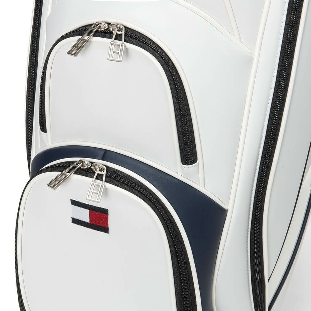 トミー ヒルフィガー ゴルフ　ベーシック カートキャディバッグ THMG4SC5 00 ホワイト　2025年モデル 詳細6