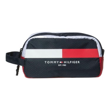 トミー ヒルフィガー ゴルフ　シグネチャー ポーチ THMG4SEB 30 ネイビー　2025年モデル ネイビー