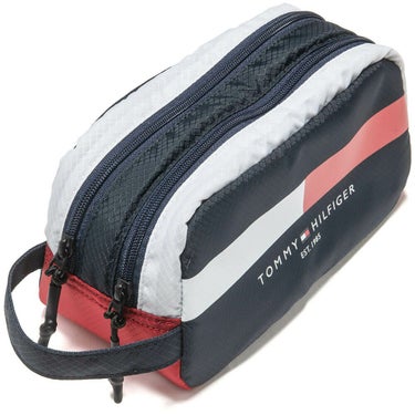 トミー ヒルフィガー ゴルフ　シグネチャー ポーチ THMG4SEB 30 ネイビー　2025年モデル 詳細2