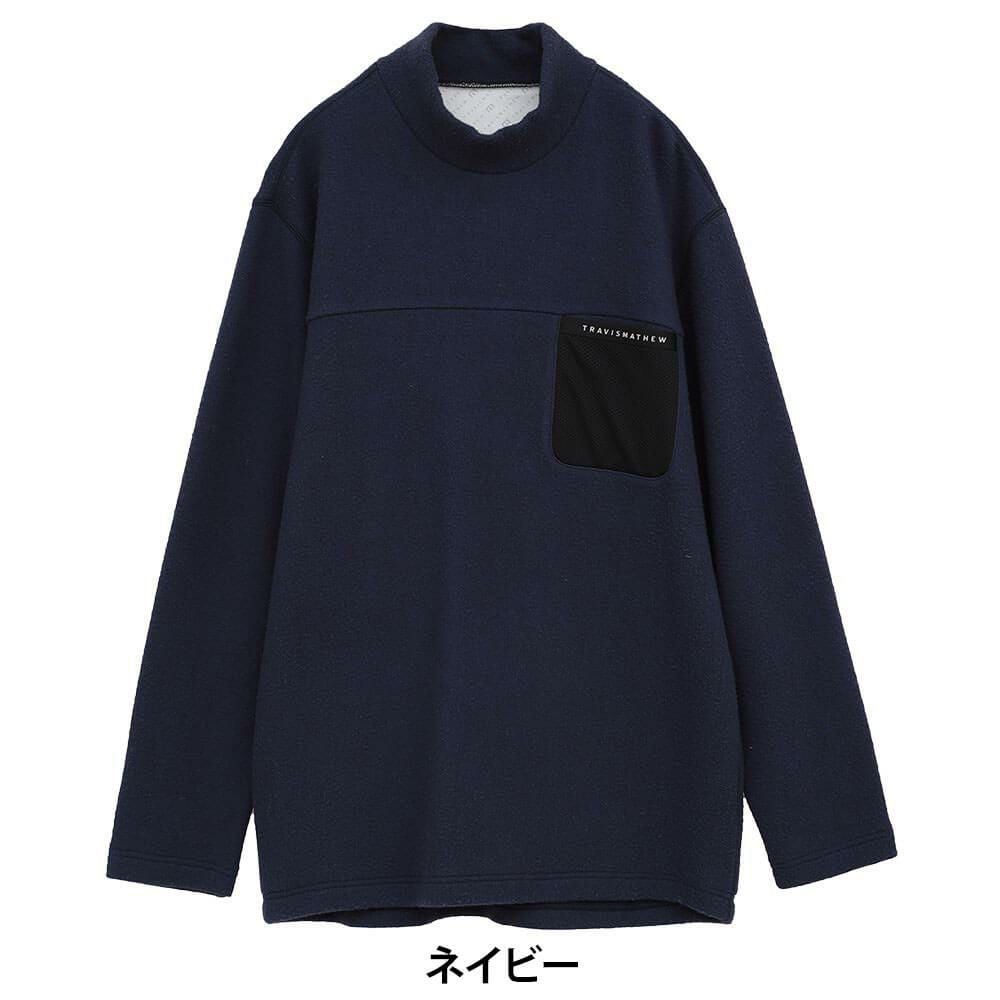 トラヴィスマシュー Travis Mathew メンズ 長袖 モックネックシャツ 7AM048 2025年モデル