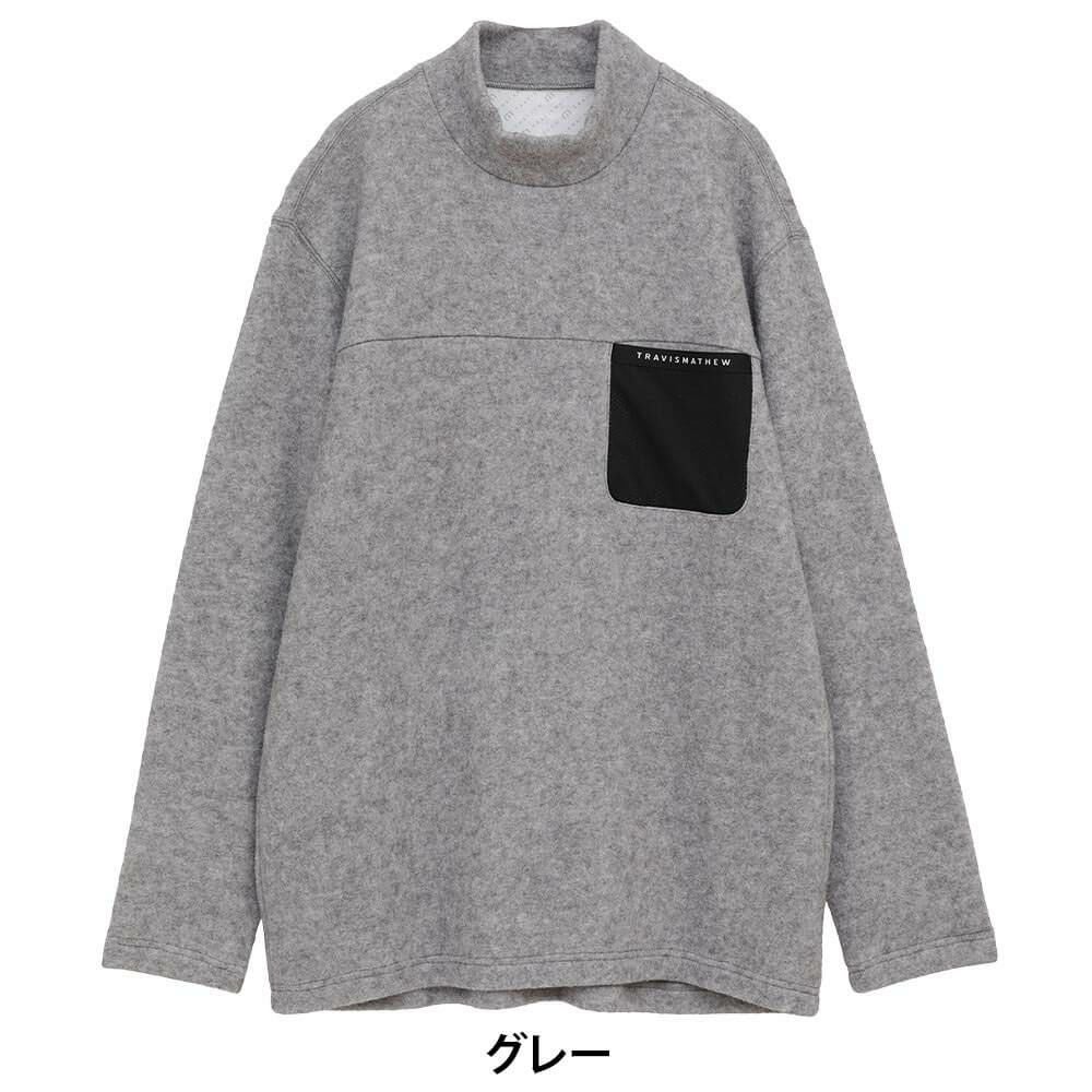 トラヴィスマシュー Travis Mathew メンズ 長袖 モックネックシャツ