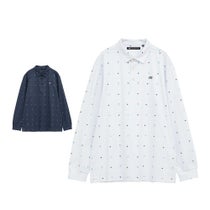 トラヴィスマシュー Travis Mathew　メンズ モノグラムプリント 長袖 ポロシャツ 7AM018　2025年モデル