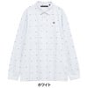 トラヴィスマシュー Travis Mathew　メンズ モノグラムプリント 長袖 ポロシャツ 7AM018　2025年モデル 詳細1 詳細2