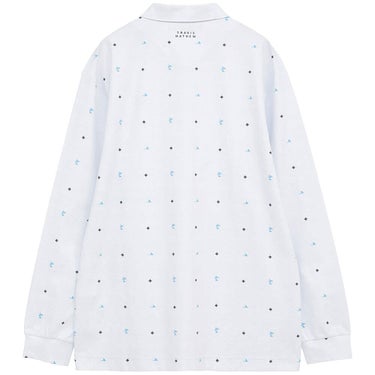 トラヴィスマシュー Travis Mathew　メンズ モノグラムプリント 長袖 ポロシャツ 7AM018　2025年モデル 詳細1 詳細3