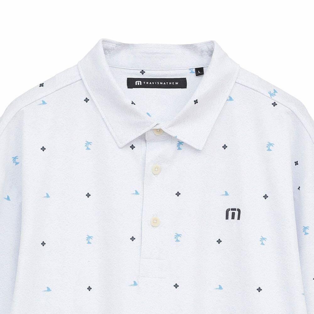 トラヴィスマシュー Travis Mathew　メンズ モノグラムプリント 長袖 ポロシャツ 7AM018　2025年モデル 詳細1 詳細4