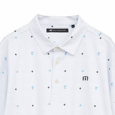 トラヴィスマシュー Travis Mathew　メンズ モノグラムプリント 長袖 ポロシャツ 7AM018　2025年モデル 詳細1 詳細4