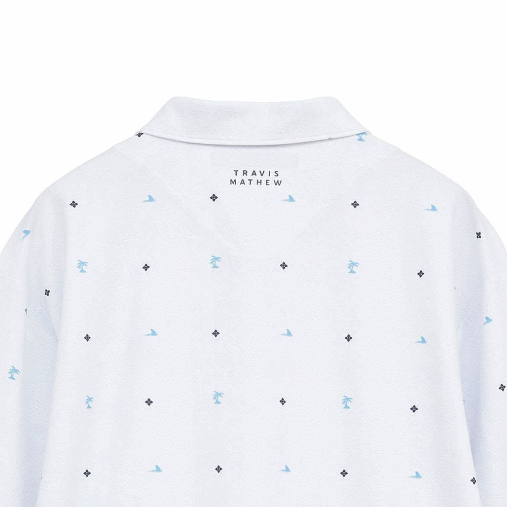トラヴィスマシュー Travis Mathew　メンズ モノグラムプリント 長袖 ポロシャツ 7AM018　2025年モデル 詳細1 詳細6