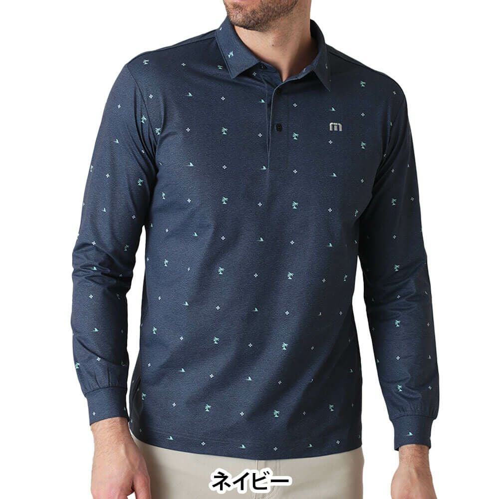 トラヴィスマシュー Travis Mathew メンズ モノグラムプリント 長袖
