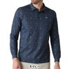 トラヴィスマシュー Travis Mathew　メンズ モノグラムプリント 長袖 ポロシャツ 7AM018　2025年モデル 詳細1 詳細10