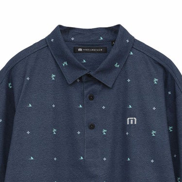 トラヴィスマシュー Travis Mathew　メンズ モノグラムプリント 長袖 ポロシャツ 7AM018　2025年モデル 詳細1 詳細13