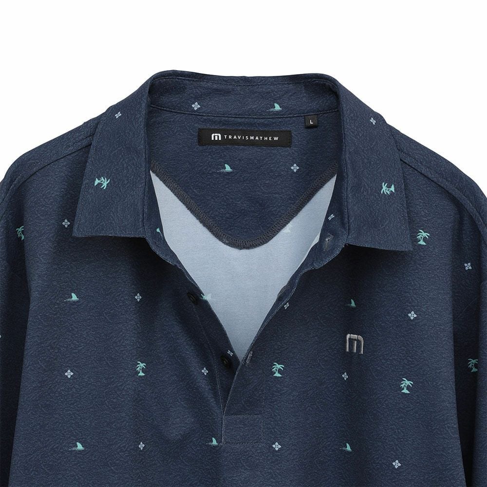 トラヴィスマシュー Travis Mathew　メンズ モノグラムプリント 長袖 ポロシャツ 7AM018　2025年モデル 詳細1 詳細14