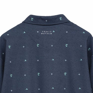 トラヴィスマシュー Travis Mathew　メンズ モノグラムプリント 長袖 ポロシャツ 7AM018　2025年モデル 詳細1 詳細15