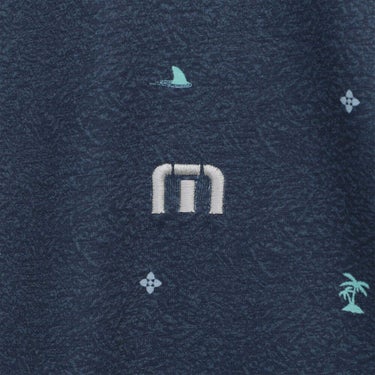 トラヴィスマシュー Travis Mathew　メンズ モノグラムプリント 長袖 ポロシャツ 7AM018　2025年モデル 詳細1 詳細17