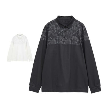 トラヴィスマシュー Travis Mathew　メンズ バイカラー 長袖 ポロシャツ 7AM032　2025年モデル 詳細1