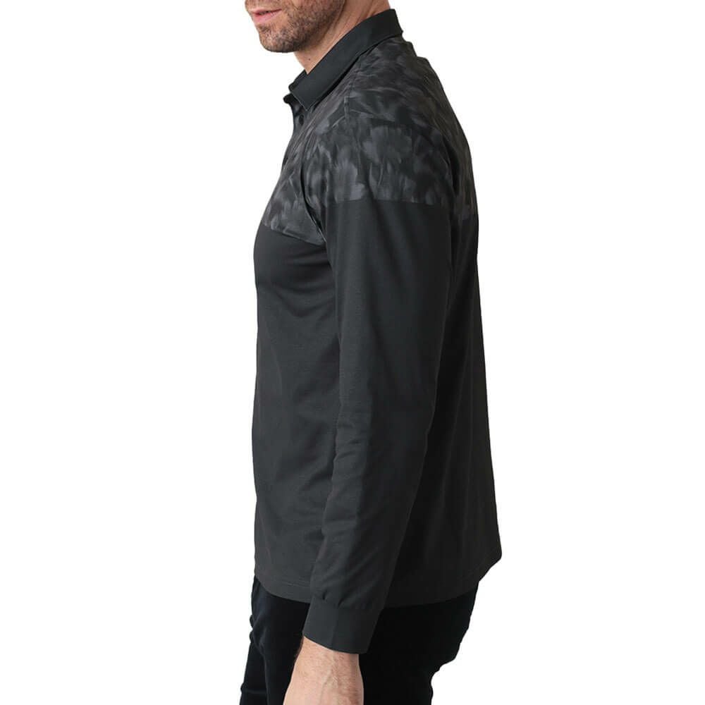 トラヴィスマシュー Travis Mathew　メンズ バイカラー 長袖 ポロシャツ 7AM032　2025年モデル 詳細1 詳細4