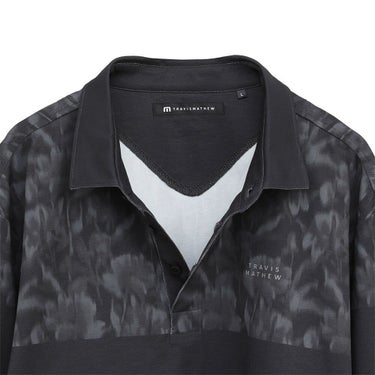 トラヴィスマシュー Travis Mathew　メンズ バイカラー 長袖 ポロシャツ 7AM032　2025年モデル 詳細1 詳細6