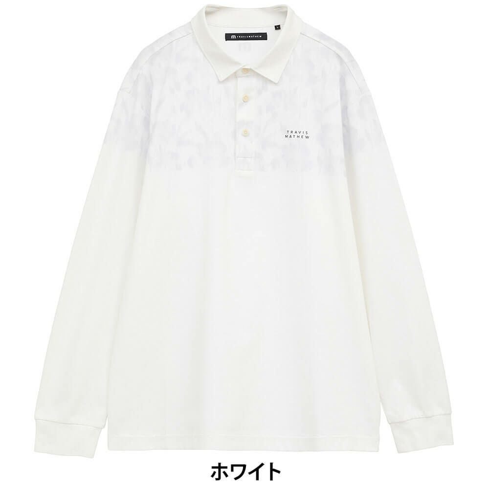トラヴィスマシュー Travis Mathew　メンズ バイカラー 長袖 ポロシャツ 7AM032　2025年モデル 詳細1 詳細12