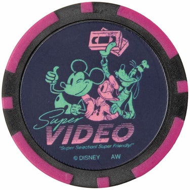 ディズニー　ゴルフ チップマーカー 2枚セット XYMG5FM1 9A レッド/パープル/ブラック レッド/パープル/ブラック 詳細5