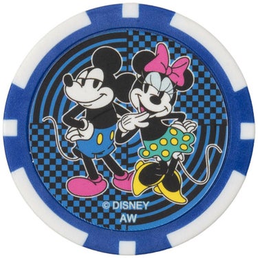 ディズニー　ゴルフ チップマーカー 2枚セット XYMG5FM1 9B ブルー/イエロー/ホワイト　2025年モデル ブルー/イエロー/ホワイト 詳細3