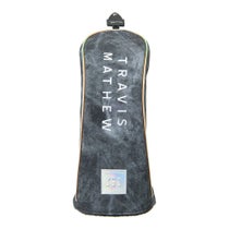 トラヴィスマシュー Travis Mathew　MOTIF ユーティリティウッド用 ヘッドカバー 7AM909 0BLK ブラック　2025年モデル