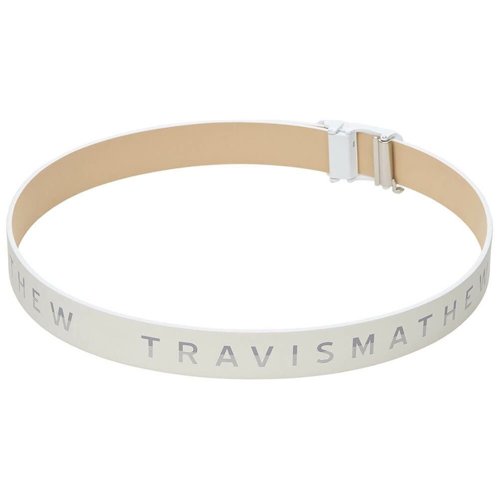 トラヴィスマシュー Travis Mathew　メンズ スライド バックル アジャスター ベルト 7AM081 1WHT ホワイト　2025年モデル 詳細1