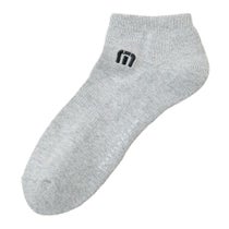 トラヴィスマシュー Travis Mathew　メンズ Mロゴ アンクル ソックス 7AM090 0GRY グレー　2025年モデル