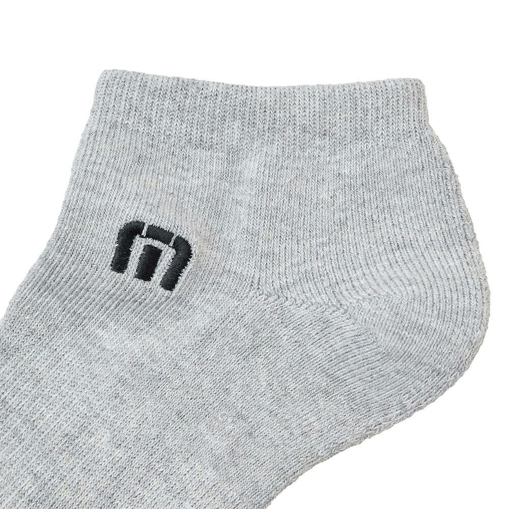 トラヴィスマシュー Travis Mathew　メンズ Mロゴ アンクル ソックス 7AM090 0GRY グレー　2025年モデル 詳細2