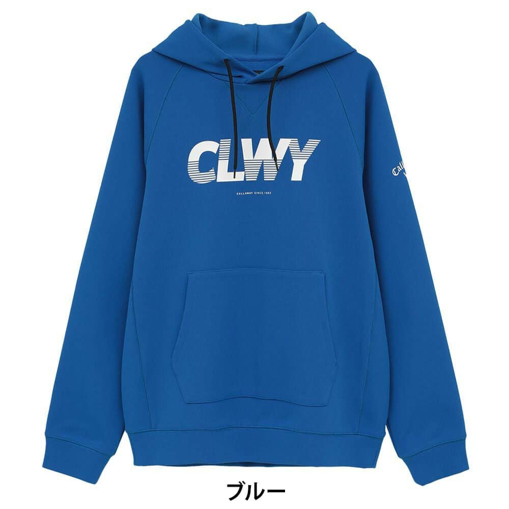キャロウェイ Callaway　メンズ 長袖 プルオーバー スウェット パーカー C25217105　2025年モデル ブルー
