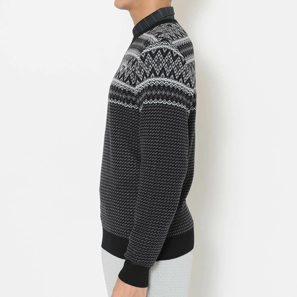 キャロウェイ Callaway メンズ ノルディック柄 長袖 クルーネック