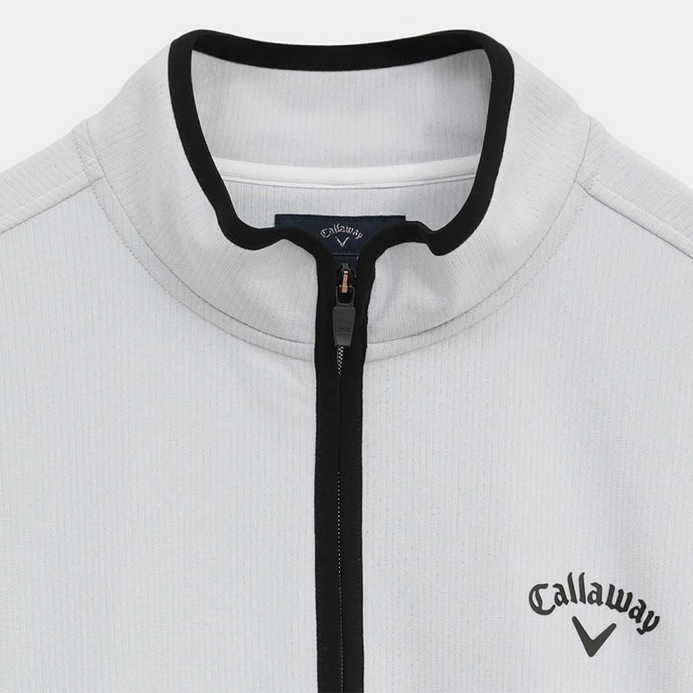 キャロウェイ Callaway メンズ 裏起毛 長袖 ハーフジップ モックネック