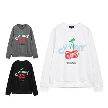 キャロウェイ Callaway　レディース ダブルニット 長袖 クルーネック スウェット C25217205　2025年モデル 詳細1