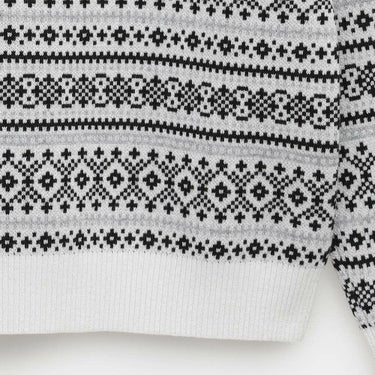 キャロウェイ Callaway　レディース ノルディック柄 長袖 クルーネック セーター C25218200　2025年モデル 詳細6