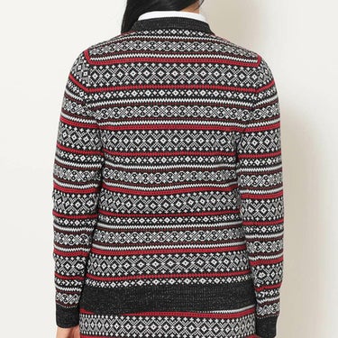 キャロウェイ Callaway　レディース ノルディック柄 長袖 クルーネック セーター C25218200　2025年モデル 詳細9