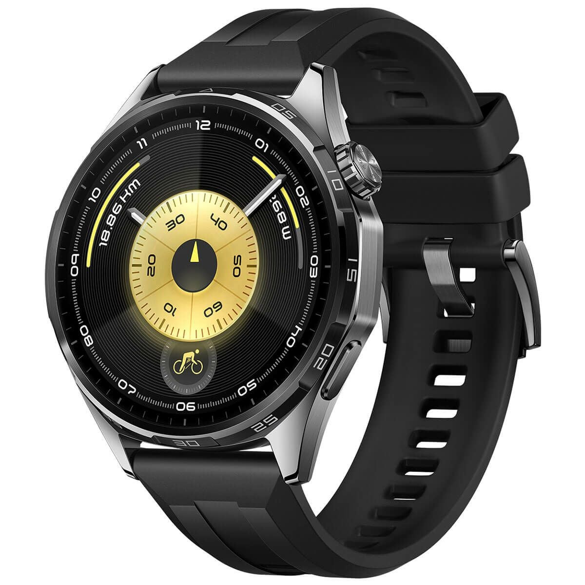 HUAWEI ファーウェイ GT6 46mm ブラック スマートウォッチ フルオロ 