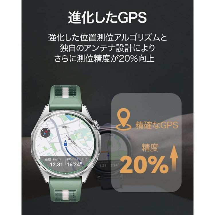 HUAWEI ファーウェイ GT6 46mm グレー スマートウォッチ コンポジット 
