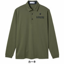 ルコック Le coq sportif メンズ トライアングル ジャガード 長袖 ポロシャツ LG5FLS07M 2025年モデル