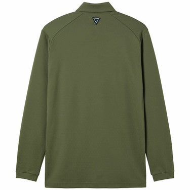 ルコック Le coq sportif　メンズ トライアングル ジャガード 長袖 ポロシャツ LG5FLS07M　2025年モデル 詳細2