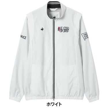 ルコック Le coq sportif　メンズ 2WAY ブルゾン LG5FWB00M　2025年モデル ホワイト