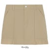 ルコック Le coq sportif　レディース 裾プリーツ スカート LG5FSK00L　2025年モデル ベージュ
