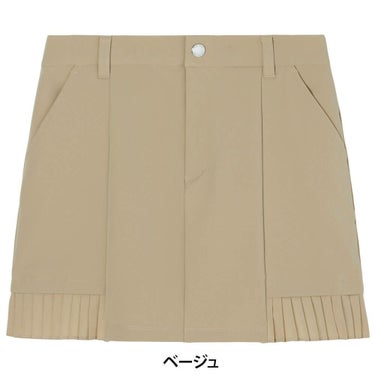 ルコック Le coq sportif　レディース 裾プリーツ スカート LG5FSK00L　2025年モデル ベージュ