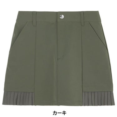 ルコック Le coq sportif　レディース 裾プリーツ スカート LG5FSK00L　2025年モデル カーキ