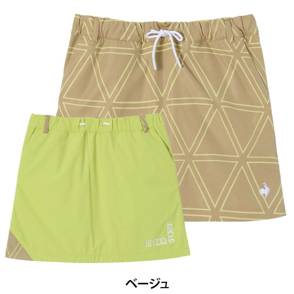 ルコック Le coq sportif　レディース リバーシブル スカート LG5FSK03L　2025年モデル ベージュ