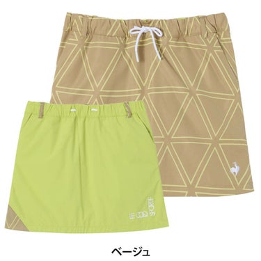 ルコック Le coq sportif　レディース リバーシブル スカート LG5FSK03L　2025年モデル ベージュ