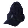 RLX GOLF Polo　メンズ ケーブルニット つば付き キャップ RMF2501 NV ネイビー ネイビー