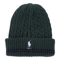 RLX GOLF Polo　メンズ ケーブルニット ビーニー RMF2502 GR グリーン