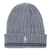 RLX GOLF Polo　メンズ ケーブルニット ビーニー RMF2502 GY グレー グレー