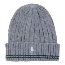 RLX GOLF Polo　メンズ ケーブルニット ビーニー RMF2502 GY グレー