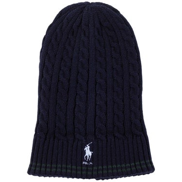 RLX GOLF Polo　メンズ ケーブルニット ビーニー RMF2502 NV ネイビー 詳細2